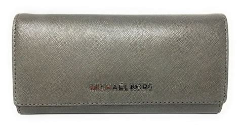 Michael kors nickel metallic wallet + FREE SHIPPING 